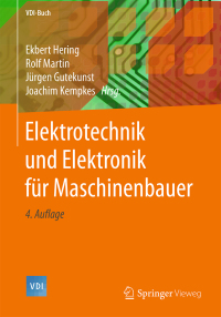 Cover image: Elektrotechnik und Elektronik für Maschinenbauer 4th edition 9783662575796