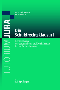 Cover image: Die Schuldrechtsklausur II 9783662576014