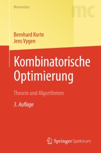 صورة الغلاف: Kombinatorische Optimierung 3rd edition 9783662576908