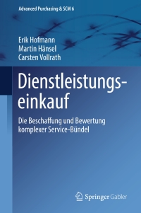 Cover image: Dienstleistungseinkauf 9783662577042