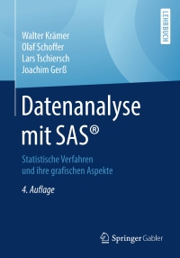 Titelbild: Datenanalyse mit SAS® 4th edition 9783662577981