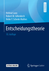 Cover image: Entscheidungstheorie 10th edition 9783662578179