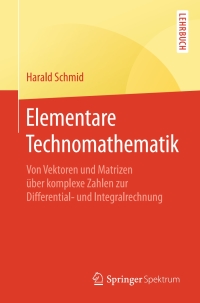 Imagen de portada: Elementare Technomathematik 9783662580073