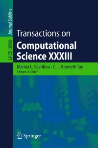 Cover image: Transactions on Computational Science XXXIII 9783662580387