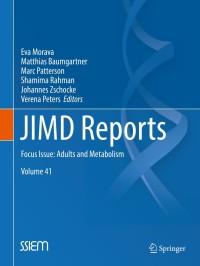 Imagen de portada: JIMD Reports, Volume 41 9783662580806