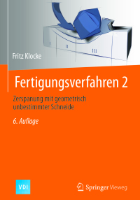 Cover image: Fertigungsverfahren 2 6th edition 9783662580912