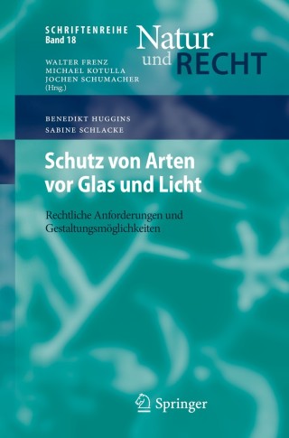 Imagen de portada: Schutz von Arten vor Glas und Licht 9783662582565