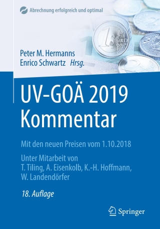 صورة الغلاف: UV-GOÄ 2019 Kommentar 18th edition 9783662582688