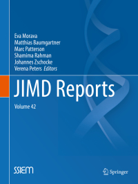 Imagen de portada: JIMD Reports, Volume 42 9783662583647