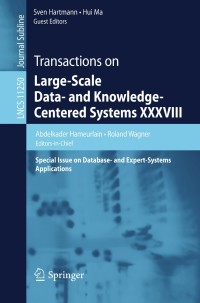 Omslagafbeelding: Transactions on Large-Scale Data- and Knowledge-Centered Systems XXXVIII 9783662583838