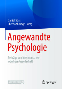 Cover image: Angewandte Psychologie 9783662584088