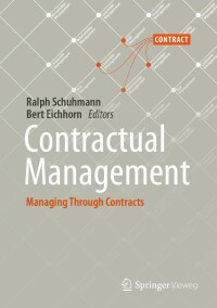 Cover image: Contractual Management 9783662584811