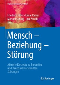 Cover image: Mensch – Beziehung – Störung 9783662586389