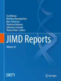 表紙画像: JIMD Reports, Volume 45 9783662586464