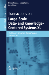 Cover image: Transactions on Large-Scale Data- and Knowledge-Centered Systems XL 9783662586631