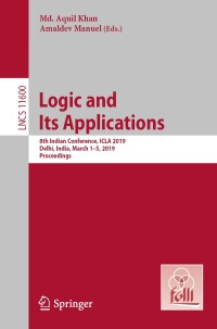 Imagen de portada: Logic and Its Applications 9783662587706