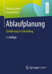 Cover image: Ablaufplanung 2nd edition 9783662587799