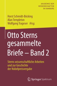 Titelbild: Otto Sterns gesammelte Briefe – Band 2 9783662588369