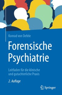 Cover image: Forensische Psychiatrie 2nd edition 9783662588482