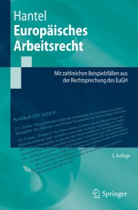 Omslagafbeelding: Europäisches Arbeitsrecht 2nd edition 9783662589366