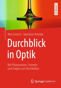 Imagen de portada: Durchblick in Optik 9783662589380