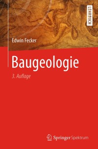 Cover image: Baugeologie 3rd edition 9783662589977