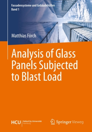 Cover image: Analysis of Glass Panels Subjected to Blast Load 9783662590867