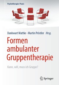 Cover image: Formen ambulanter Gruppentherapie 1st edition 9783662590911