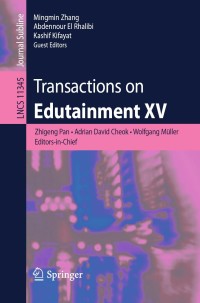 Imagen de portada: Transactions on Edutainment XV 9783662593509