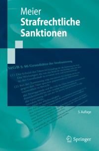 Cover image: Strafrechtliche Sanktionen 5th edition 9783662594414