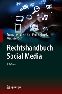 Cover image: Rechtshandbuch Social Media 2nd edition 9783662594490
