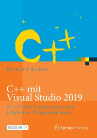 Imagen de portada: C++ mit Visual Studio 2019 9783662594759