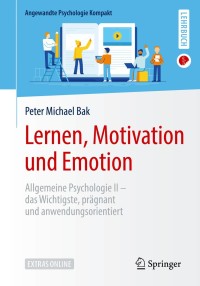 Imagen de portada: Lernen, Motivation und Emotion 9783662596906
