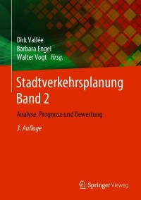 Cover image: Stadtverkehrsplanung Band 2 3rd edition 9783662596944