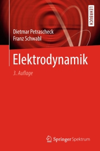 Cover image: Elektrodynamik 3rd edition 9783662597866