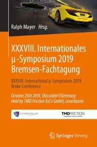 Omslagafbeelding: XXXVIII. Internationales μ-Symposium 2019 Bremsen-Fachtagung 9783662598245