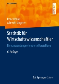 صورة الغلاف: Statistik für Wirtschaftswissenschaftler 6th edition 9783662603413
