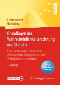 Omslagafbeelding: Grundlagen der Wahrscheinlichkeitsrechnung und Statistik 5th edition 9783662605516
