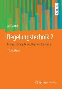 Cover image: Regelungstechnik 2 10th edition 9783662607596