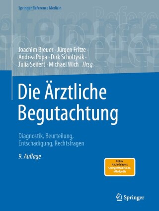 Cover image: Die Ärztliche Begutachtung 9th edition 9783662609798