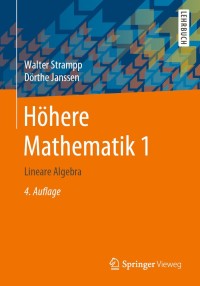 Cover image: Höhere Mathematik 1 4th edition 9783662610220