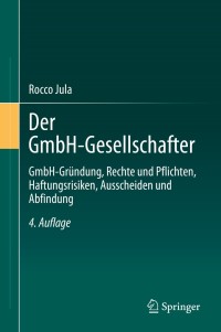 Imagen de portada: Der GmbH-Gesellschafter 4th edition 9783662611715