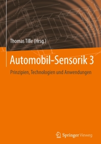 Cover image: Automobil-Sensorik 3 1st edition 9783662612590