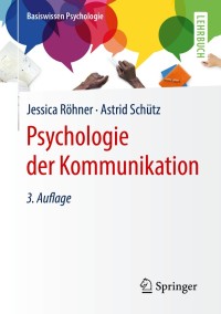 Imagen de portada: Psychologie der Kommunikation 3rd edition 9783662613375