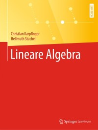 Cover image: Lineare Algebra 9783662613399