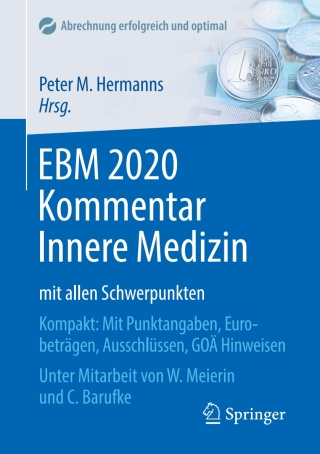 Imagen de portada: EBM 2020 Kommentar Innere Medizin mit allen Schwerpunkten 1st edition 9783662615034