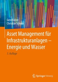 Omslagafbeelding: Asset Management für Infrastrukturanlagen - Energie und Wasser 3rd edition 9783662615256