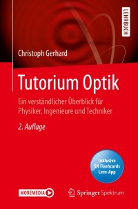 Imagen de portada: Tutorium Optik 2nd edition 9783662616178