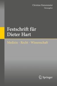 Omslagafbeelding: Festschrift für Dieter Hart 1st edition 9783662616642