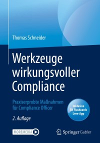Cover image: Werkzeuge wirkungsvoller Compliance 2nd edition 9783662617915